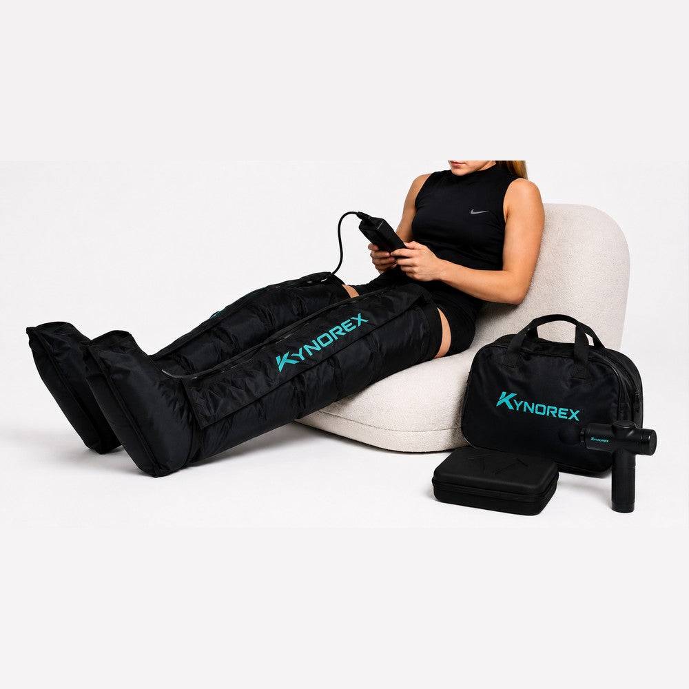 Pack Recovery Start: Botas Lite + Pistola de Masaje